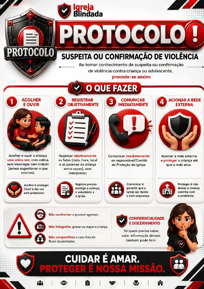 Prévia do protocolo para suspeita ou confirmação de violência